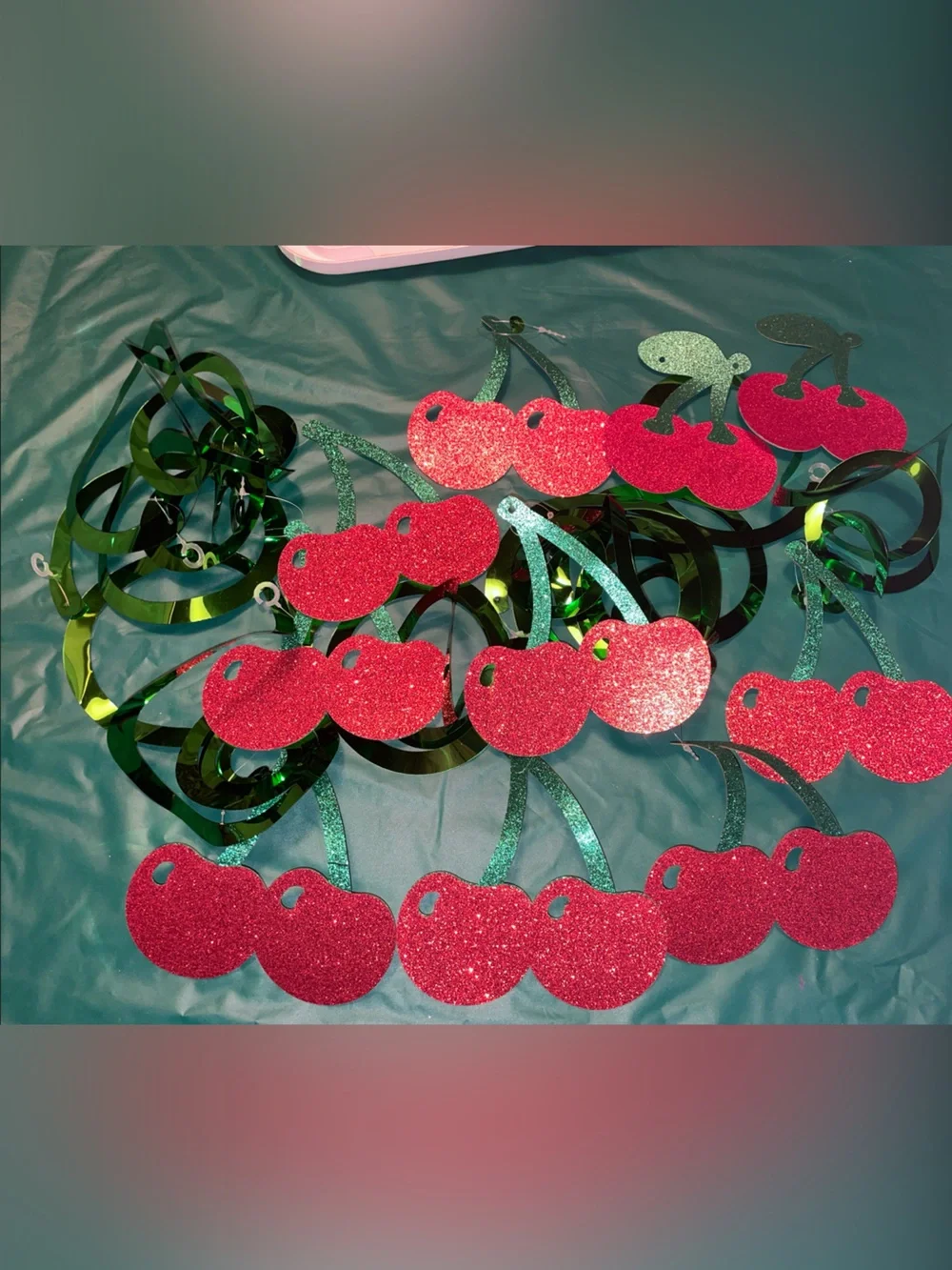 Sparkling Cherry decorations